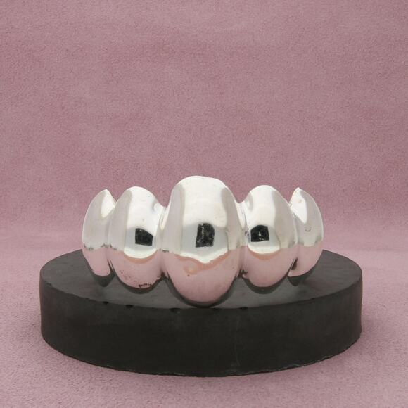 taxco mexico sterling silver vintage scalloped cuff bracelet size 6in - Picture 1 of 3